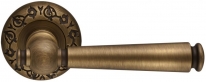 Дверная ручка Extreza ANNET 329 на розетке R04 матовая бронза F03