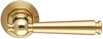 Дверная ручка Extreza ANNET 329 на розетке R05 полированная латунь F01