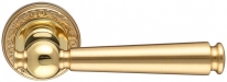 Дверная ручка Extreza ANNET 329 на розетке R06 полированная латунь F01