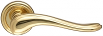 Дверная ручка Extreza ARIANA 333 на розетке R01 полированная латунь F01