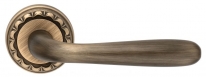 Дверная ручка Extreza ALDO (Алдо) 331 на розетке R02 матовая бронза F03