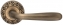 Дверная ручка Extreza ALDO (Альдо) 331 на розетке R04 матовая бронза F03
