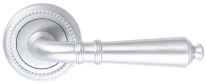 Дверная ручка Extreza PETRA (Петра) 304 на розетке R03 матовый хром F05