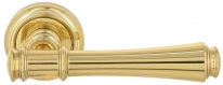 Дверная ручка Extreza PIERO (Пьеро) 326 на розетке R01 полированная латунь F01