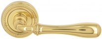 Дверная ручка Extreza CARRERA (Каррера) 321 на розетке R03 полированная латунь F01