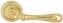 Дверная ручка Extreza CARRERA (Каррера) 321 на розетке R06 полированная латунь F01