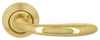 Дверная ручка Extreza COMO (Комо) 322 на розетке R05 полированная латунь F01