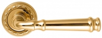 Дверная ручка Extreza BONO (Боно) 328 на розетке R02 полированная латунь F01