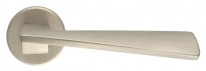 Дверная ручка Extreza Hi-Tech SLIM DIA (Диа) 118 на круглой розетке R12 матовый никель F20