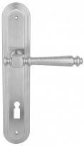 Дверная ручка Extreza VERONIKA (Вера) 327 на планке PL05 KEY матовый хром F05