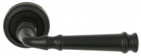 Дверная ручка Extreza BONO (Боно) 328 на розетке R01 черный матовый F22