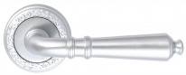 Дверная ручка Extreza PETRA (Петра) 304 на розетке R06 матовый хром F05