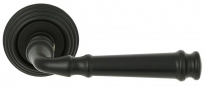 Дверная ручка Extreza BONO (Боно) 328 на розетке R05 черный матовый F22