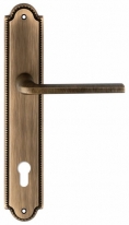 Дверная ручка Extreza TERNI (Терни) 320 на планке PL03 CYL матовая бронза F03