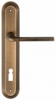 Дверная ручка Extreza TERNI (Терни) 320 на планке PL05 KEY матовая бронза F03