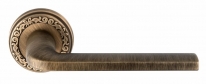 Extreza TERNI (Терни) 320 дверная ручка на розетке R06, цвет матовая бронза F03