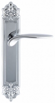 Дверная ручка Extreza CALIPSO (Калипсо) 311 на планке PL02 полированный хром F04