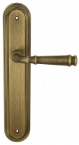 Дверная ручка Extreza BONO (Боно) 328 на планке PL05 матовая бронза F03