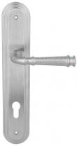 Дверная ручка Extreza BONO (Боно) 328 на планке PL05 CYL матовый хром F05