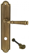 Дверная ручка Extreza BONO (Боно) 328 на планке PL03 WC матовая бронза F03
