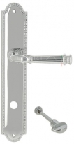 Дверная ручка Extreza BONO (Боно) 328 на планке PL03 WC полированный хром F04