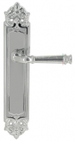 Дверная ручка Extreza BONO (Боно) 328 на планке PL02 полированный хром F04