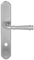 Дверная ручка Extreza BONO (Боно) 328 на планке PL01 WC матовый хром F05