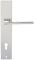 Дверная ручка Extreza Hi-Tech ROKSI (Рокси) 107 на планке PL11 полированный хром F04 под цилиндровый механизм CYL