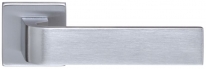 Дверная ручка Extreza Hi-tech SLIM SOUND (Саунд) 106 на квадратной розетке R11 матовый хром F05