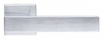 Дверная ручка Extreza Hi-tech Slim SPARK (Спарк) 115 на квадратной розетке R11 матовый хром F05