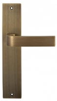 Дверная ручка Extreza Hi-Tech SOUND (Саунд) 106 на планке PL11 матовая бронза F03