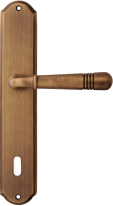 Дверная ручка на планке Melodia Alpha 293/131 Cab Бронза матовая