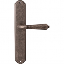 Дверная ручка на планке Melodia Antik 130/131Pass Серебро античное