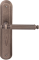 Дверная ручка на планке Melodia Regina 353/Wc/Demetra Серебро античное