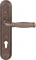 Дверная ручка на планке Melodia Isabel 266 Cyl Demetra Серебро античное