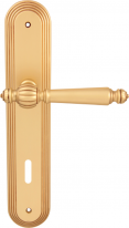 Дверная ручка на планке Melodia Mirella 235 Cab Demetra Золото французское
