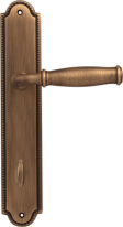 Дверная ручка на планке Melodia Isabel 266/458 Wc Бронза матовая