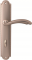 Дверная ручка на планке Melodia Firenze 458/458 Wc Серебро патинированное