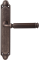 Дверная ручка на планке Melodia Rania 290/158 Pass Серебро античное