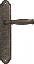 Дверная ручка на планке Melodia Isabel 266/458 Pass Серебро античное