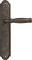 Дверная ручка на планке Melodia Isabel 266/458 Pass Серебро античное