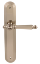 Дверная ручка на розетке Melodia Mirella 235 Pass Demetra Серебро