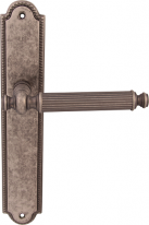 Дверная ручка на планке Melodia Regina 353/458 Pass Серебро античное