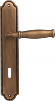 Дверная ручка на планке Melodia Isabel 266/458 Cab Бронза матовая