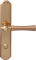 Дверная ручка на планке Melodia Carlo 283/131Wc Латунь матовая