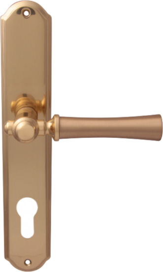 Дверная ручка на планке Melodia Carlo 283/131Cyl Латунь матовая