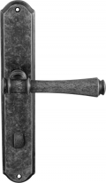 Дверная ручка на планке Melodia Tako 245 245/131 Pass Серебро античное