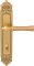 Дверная ручка на планке Melodia Carlo 283/229 Wc Латунь матовая