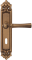 Дверная ручка на планке Melodia Carlo 283/229 Cab Бронза матовая