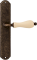 Дверная ручка на планке Melodia Ceramic 179/131 Pass Бронза античная